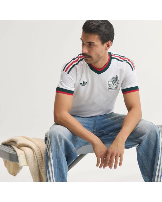 Adidas Green Mexico 26 Away Authentic Jersey for men
