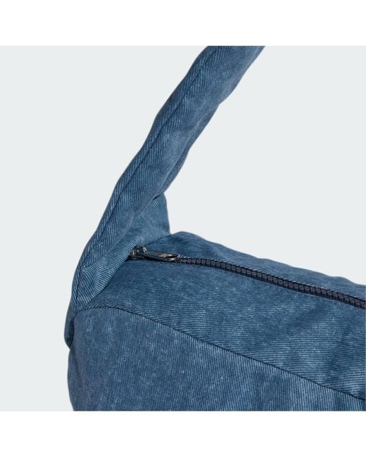 Adidas Blue Shopper Washed Effect Bag