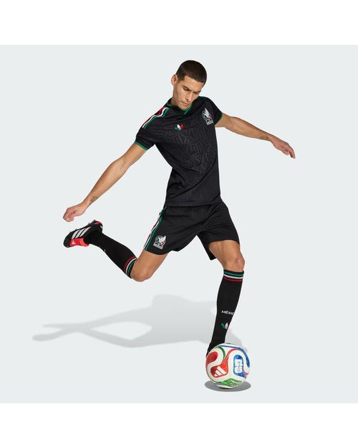 Adidas Black Mexico 26 Third Shorts for men