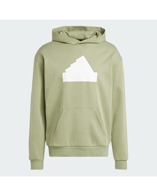Adidas Green Future Icons Badge Of Sport Hoodie for men