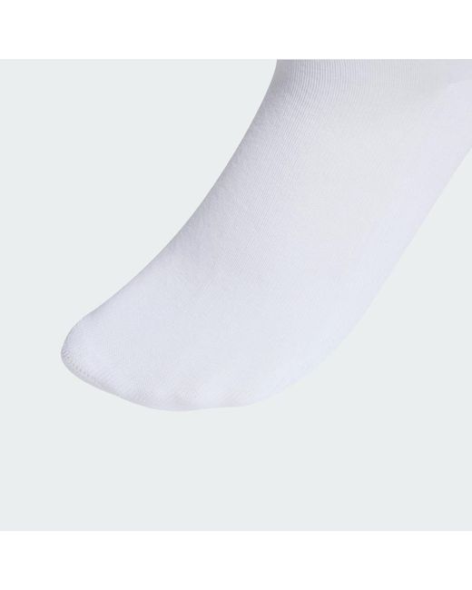 Adidas White Mid Ankle Sock 3 Pair Pack