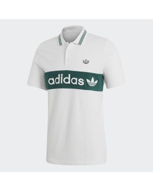 adidas colorblock polo
