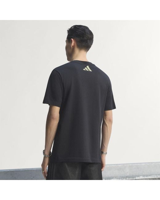 Adidas Blue Audi Revolut F1 Team Teamgeist Graphic T-Shirt for men