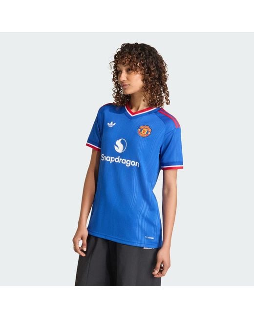 Adidas Blue Manchester United 26/27 Away Jersey