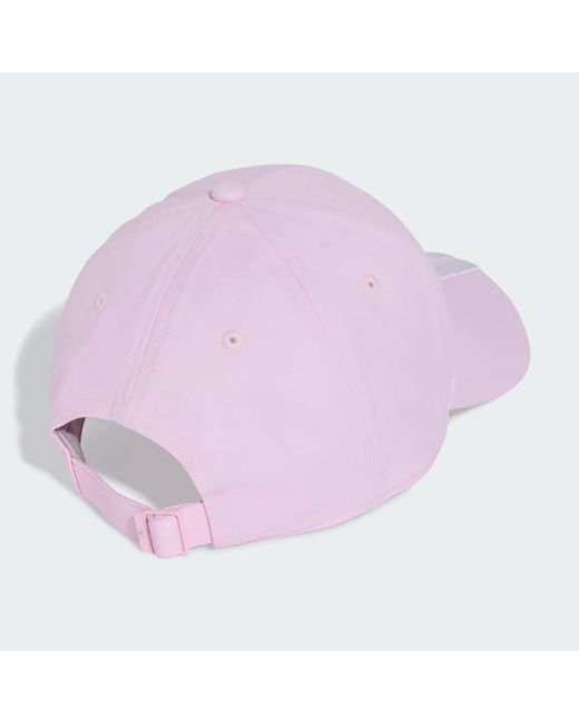 Adidas Purple 3-Stripes New Logo Baseball Cap