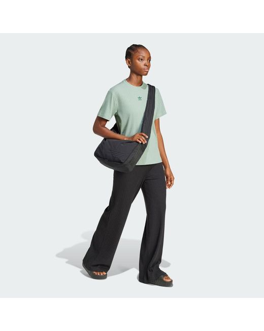 Adidas Green Essentials Wide Rib Tee