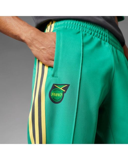 Pantaloni da allenamento Beckenbauer Jamaica di Adidas in Green