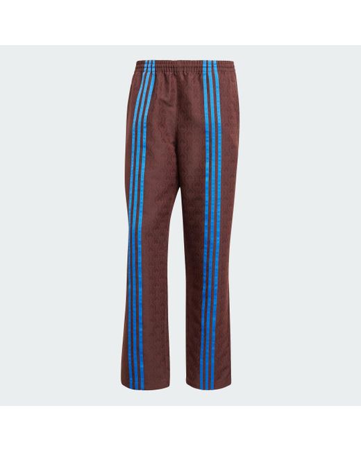 Adidas Blue 70s Club Recycled Polyester Tracksuit Bottoms for men