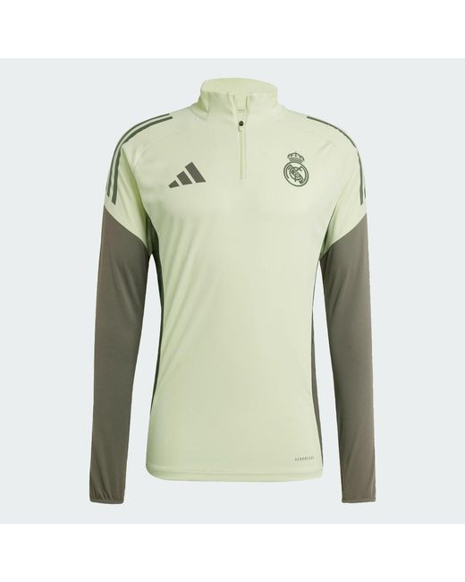 Adidas Green Real Madrid Tiro 25 Competition Training Top for men