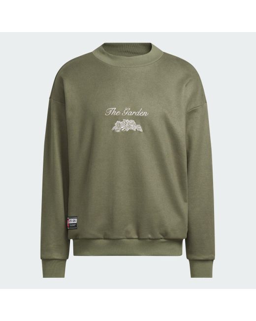 Adidas Green Fc Bayern Garden Crew Sweatshirt (Gender Neutral)