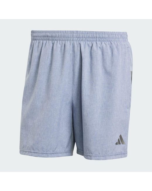 Adidas Blue Own The Run Shorts for men