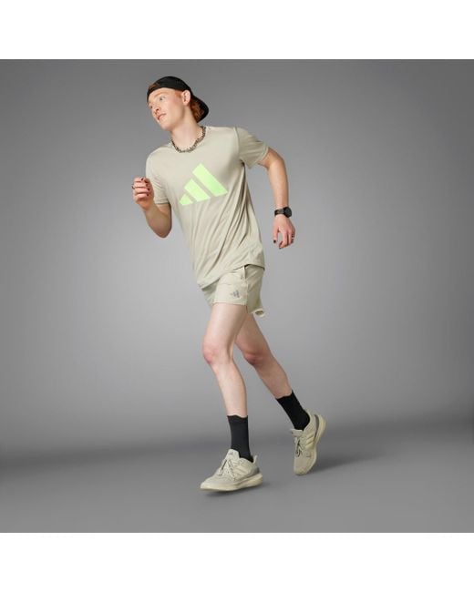 Adidas Gray Run It Shorts for men