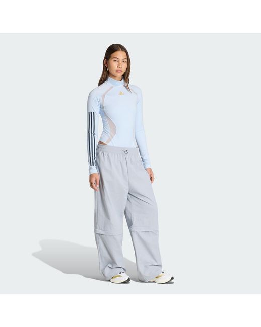 Adidas Blue Teamgeist Long Sleeve Bodysuit