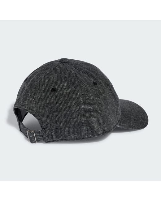 Adidas Black Washed Denim Cap