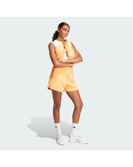 Adidas Orange Soft Lux Loose Sweatshirt