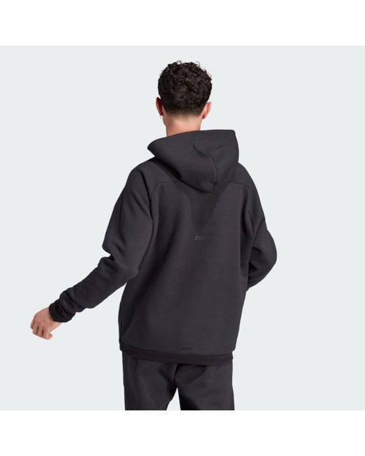 Adidas Black New Z.n.e. Premium Hoodie for men