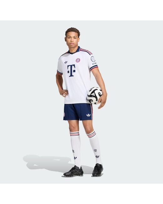 Adidas Blue Fc Bayern 26/27 Away Shorts for men