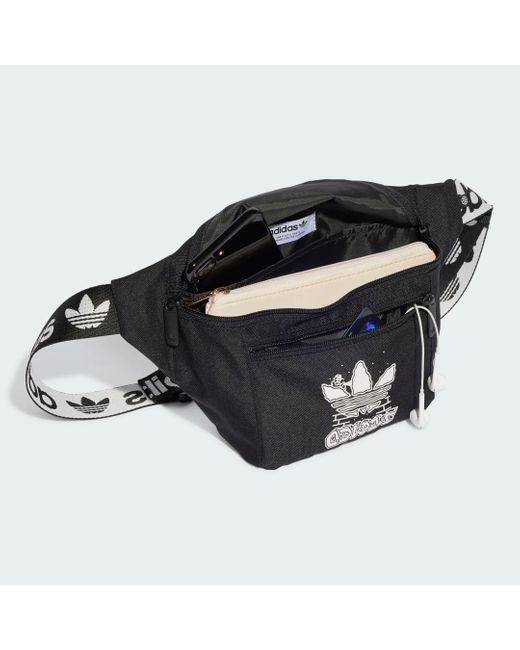 Adidas Black Trefoil Waist Bag