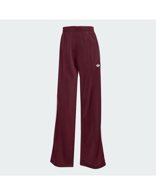 Adidas Red Adicolor Classic Firebird Loose Track Tracksuit Bottoms