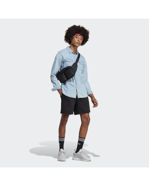 Adidas Black Premium Essentials Shorts for men