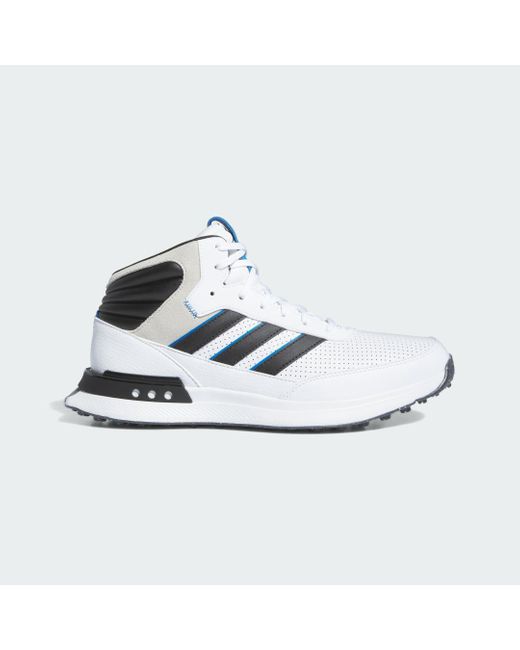 Adidas White S2G Spikeless Mid Golf Shoes