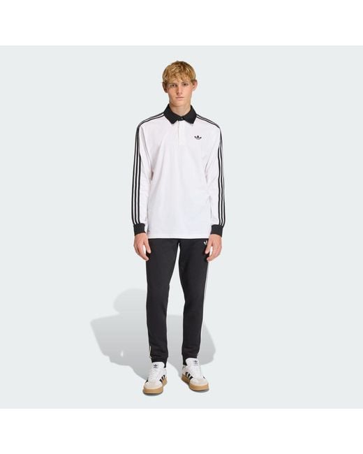 Adidas Gray 3-Stripes Sweatpants for men