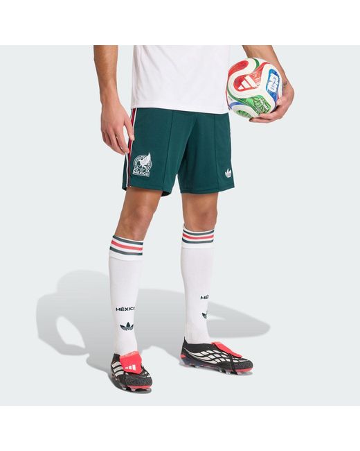 Adidas Multicolor Mexico 26 Away Replica Shorts for men