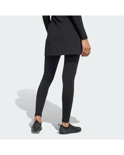 Adidas Black Full-Length Swim Tights