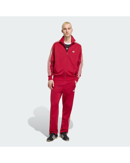 Adidas Red Firebird Track Jacket for men