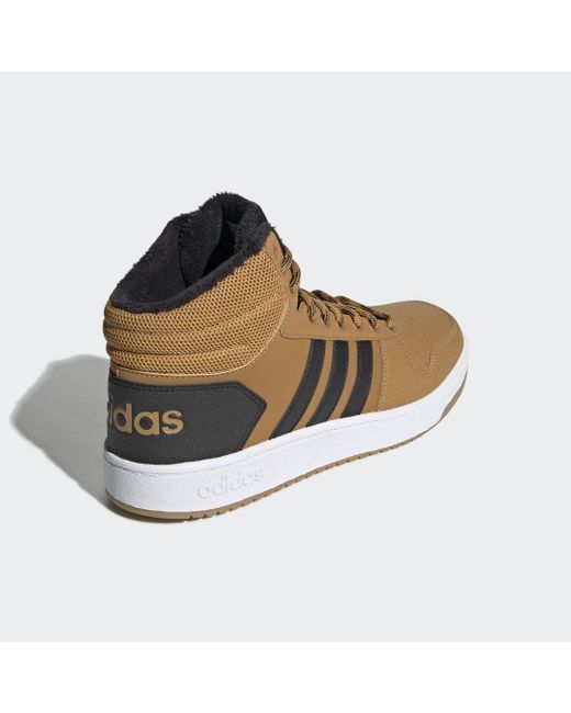 Zapatilla Hoops 2.0 Mid adidas de hombre de color Marrón | Lyst