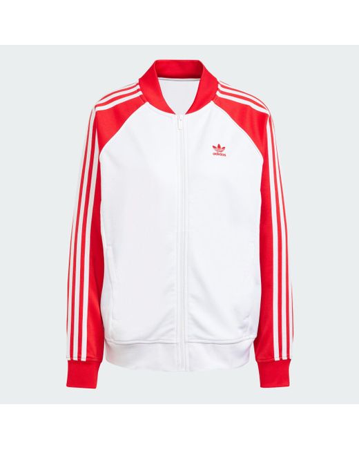 | Adicolor Rot Jacke Loose adidas in Lyst Originals SST Classics DE