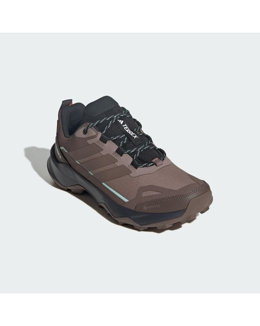 Adidas Brown Terrex Skychaser Ax5 Gore-Tex Hiking Shoes
