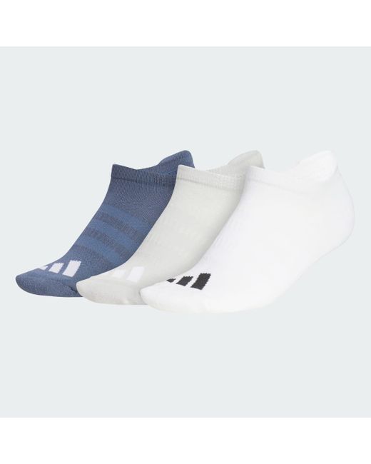 Adidas Blue Women's Comfort Low-cut Socks 3 Pairs