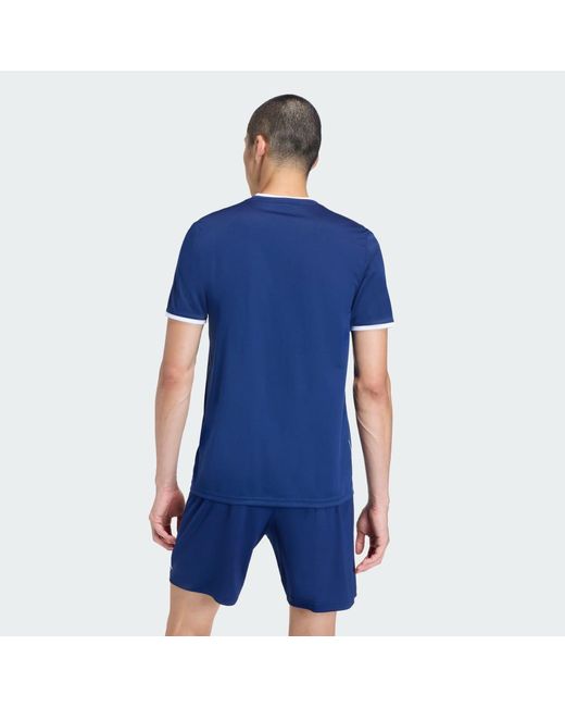 Adidas Blue Entrada 26 Graphic Jersey for men
