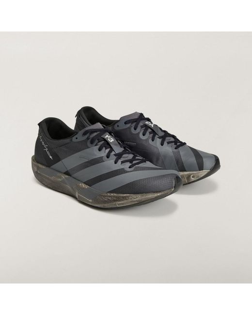 Adidas Black Y-3 Adios 9 Trainers for men