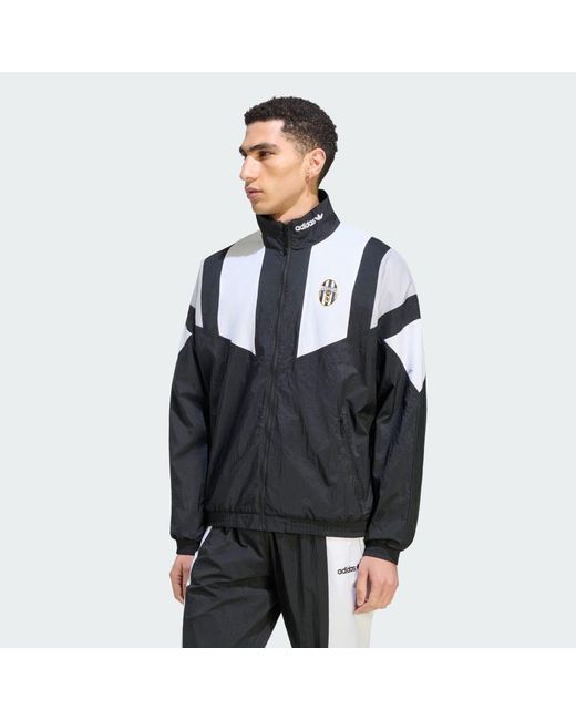 Adidas Black Juventus Turin Eqt Track Top for men