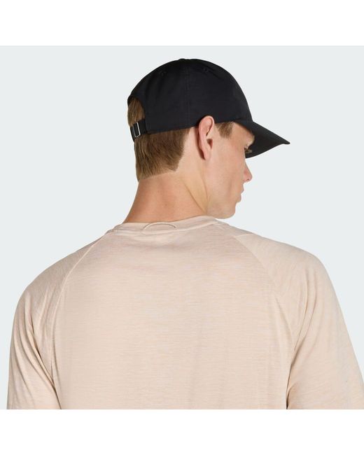 Adidas Black Running Essential Climacool 6 Panel Baseball Cap