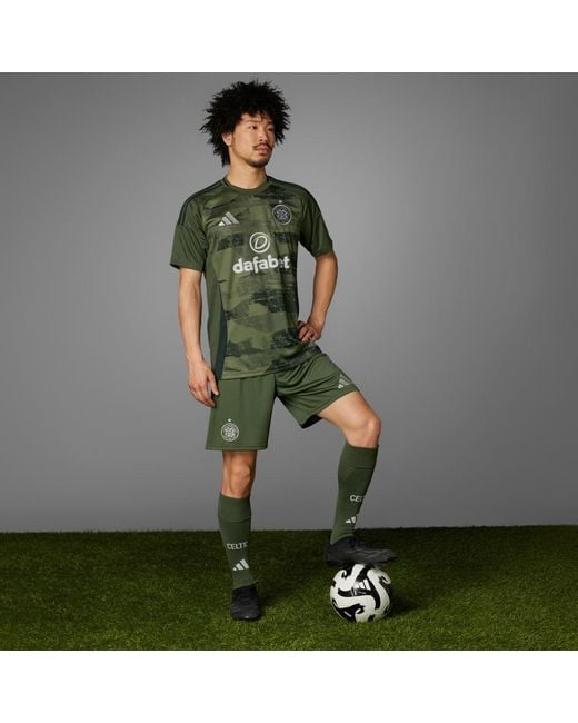 Adidas Green Celtic Fc 24/25 Third Jersey for men