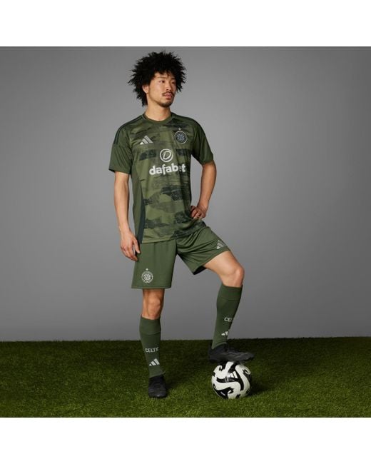 Adidas Green Celtic Fc 24/25 Third Jersey for men