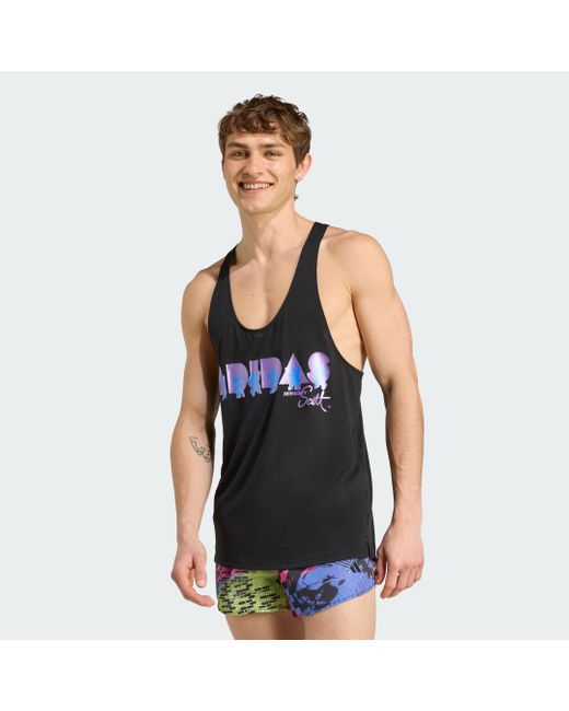 Camiseta De Tirantes X Jeremy Scott Pride Adidas de hombre de color Black