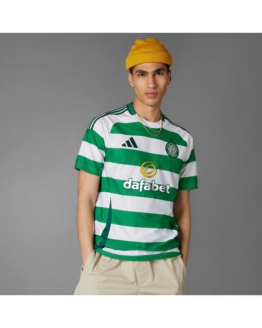 Adidas Green Celtic Fc 24/25 Home Jersey for men
