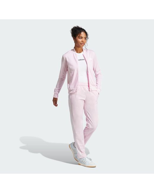 Adidas Pink Dayready Tracksuit