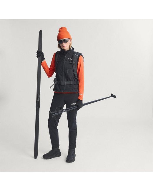 Adidas Red Terrex Xperior Cross-Country Ski Softshell Vest