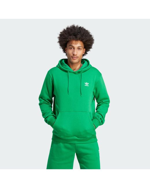 Adidas Trefoil Essentials Hoodie in het Green voor heren