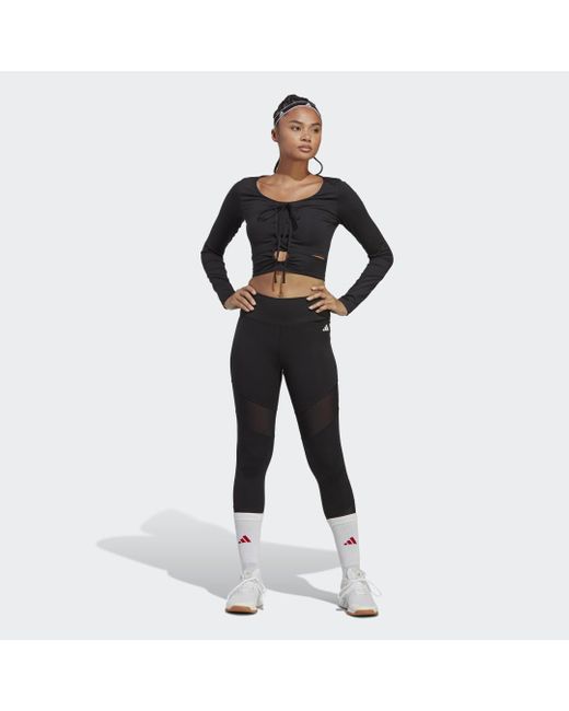 Adidas Black Training Dance Long-sleeve Top
