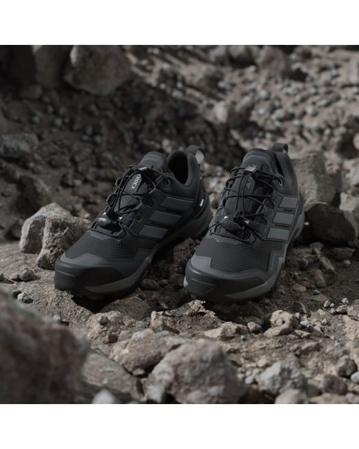 Adidas Black Terrex Skychaser Gore-Tex Hiking Shoes