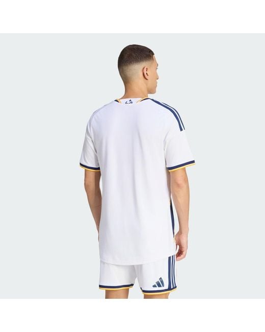 Adidas Blue La Galaxy 26/27 Home Authentic Jersey for men