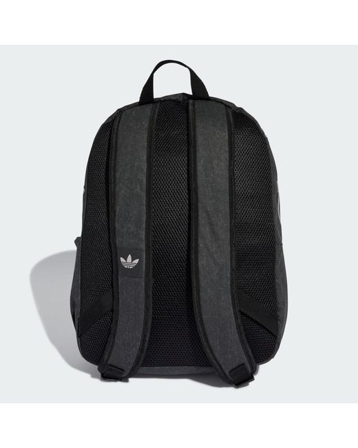 Adidas Black Cl Backpack Washed Effect