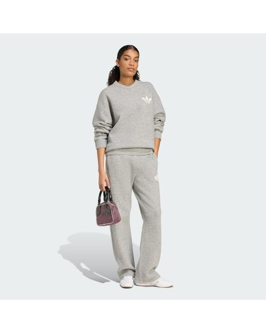 Adidas Gray Originals Athletic Dept Knitted Joggers
