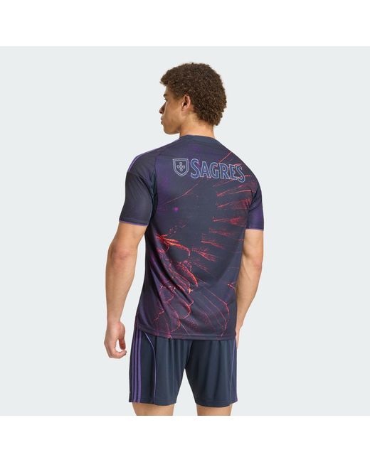 Adidas Blue Sl Benfica 25/26 Fourth Replica Jersey for men